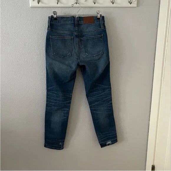 Madewell Slim Straight Jeans: Distressed Button-Front Edition - Picture 6 of 9
